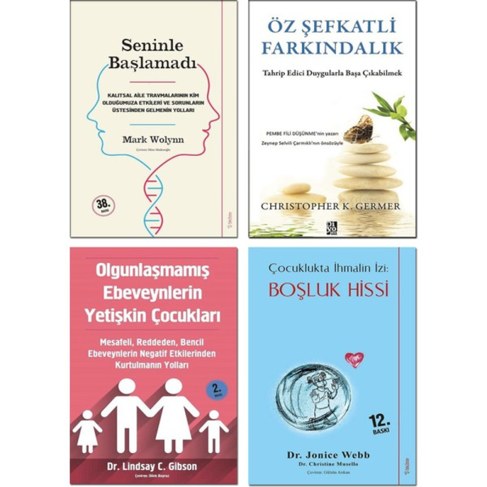 Seninle Başlamadı - Mark Wolynn + Öz Şefkatli Farkındalık + Olgunlaşmamış Ebeveynlerin Yetişkin Çocukları + Çocuklukta Ihmalin Izi Boşluk Hissi - J... Kişisel Gelişim ve Psikoloji Fiyatı