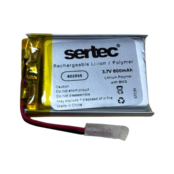 Senka 602535 3.7V 600 Mah Li-Polymer Pil (DEVRELI/1.5A) Diğer Fiyatı