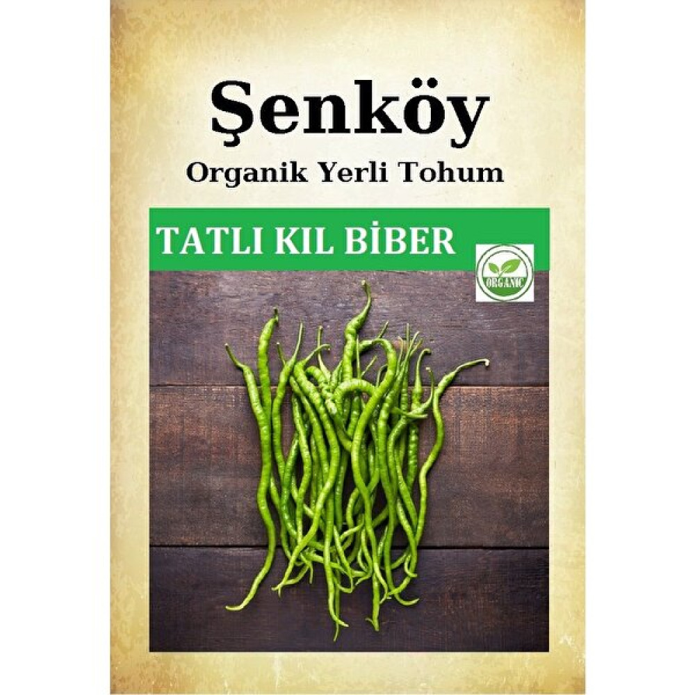 Şenköy Tatlı Kıl Biber Tohumu Doğal Ata Biber Tohumu Pakette 100 Adet ve Sebze Tohumu - 1 Adet Tohum Fiyatı