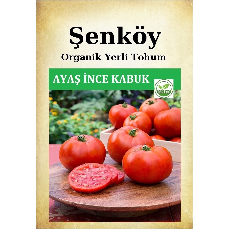 Şenköy Yerli Ayaş Domates Tohumu Doğal Ata Domates Tohumu Pakette 100 Tohum + Sebze Tohumu Hediyeli - 1 Adet Tohum Fiyatı
