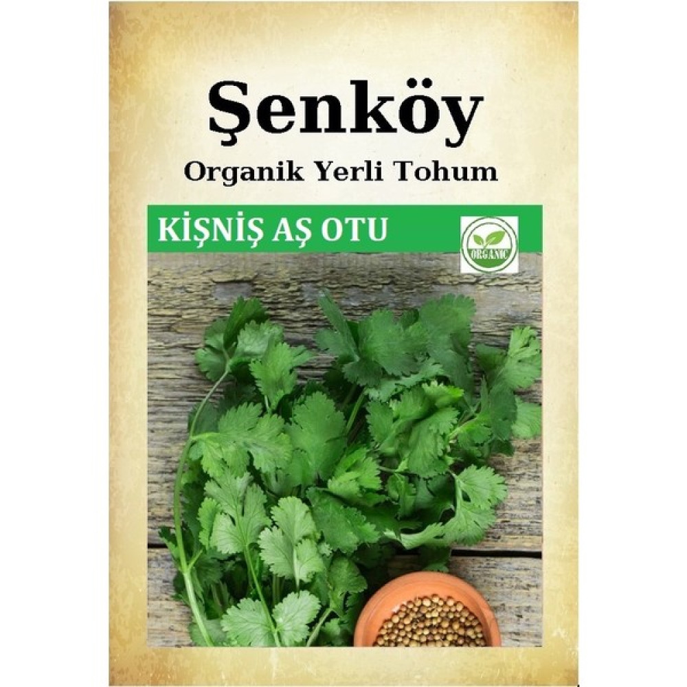 Şenköy Yerli Kişniş Aş Otu Tohumu Doğal Ata Geniş Yaprak Ispanak Tohum 1 Pakette 25 gr 3000 Tohum - 1 Adet Tohum Fiyatı