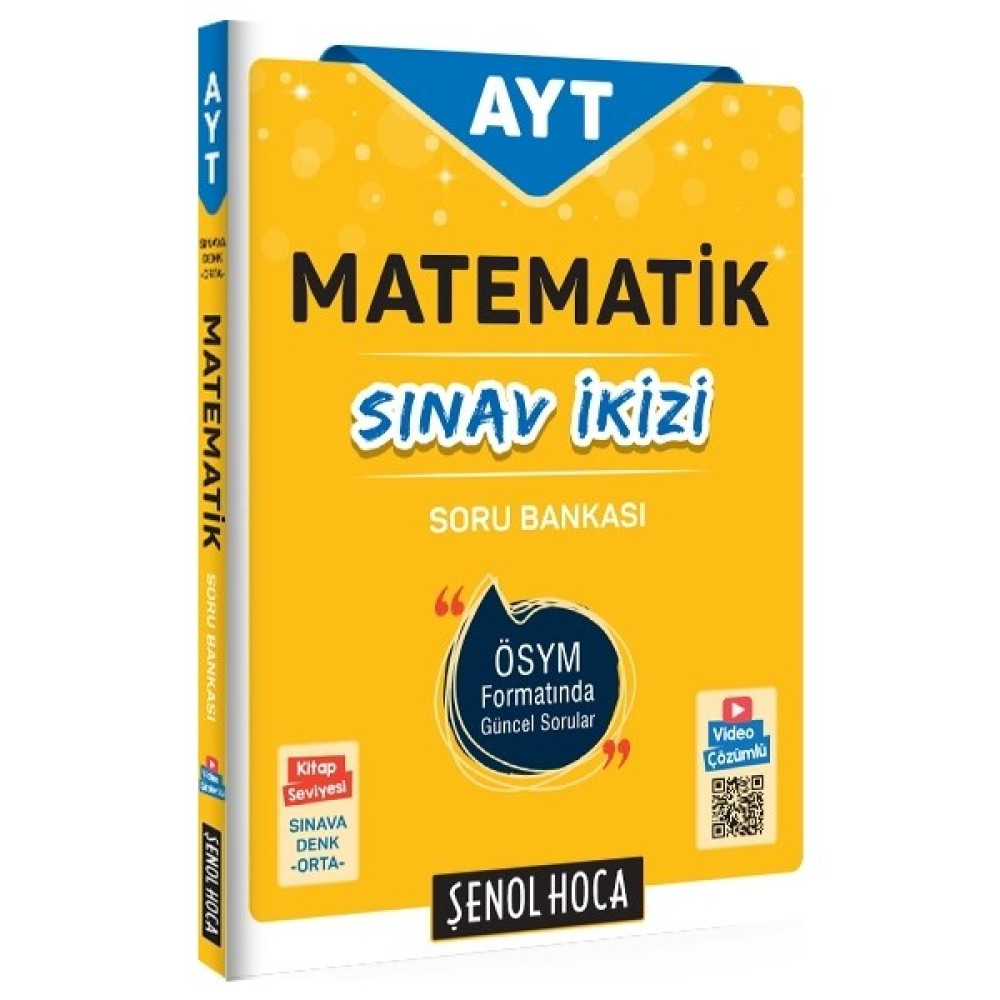 Şenol Hoca AYT Matematik Sınav Ikizi Soru Bankası Matematik Fiyatı