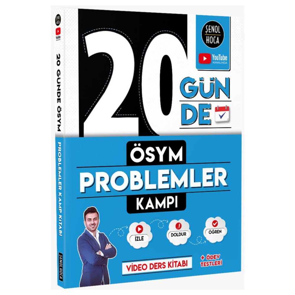 Şenol Hoca Yayınları 20 Günde ÖSYM Problemler Kampı Ders Sınav Kitapları Fiyatı
