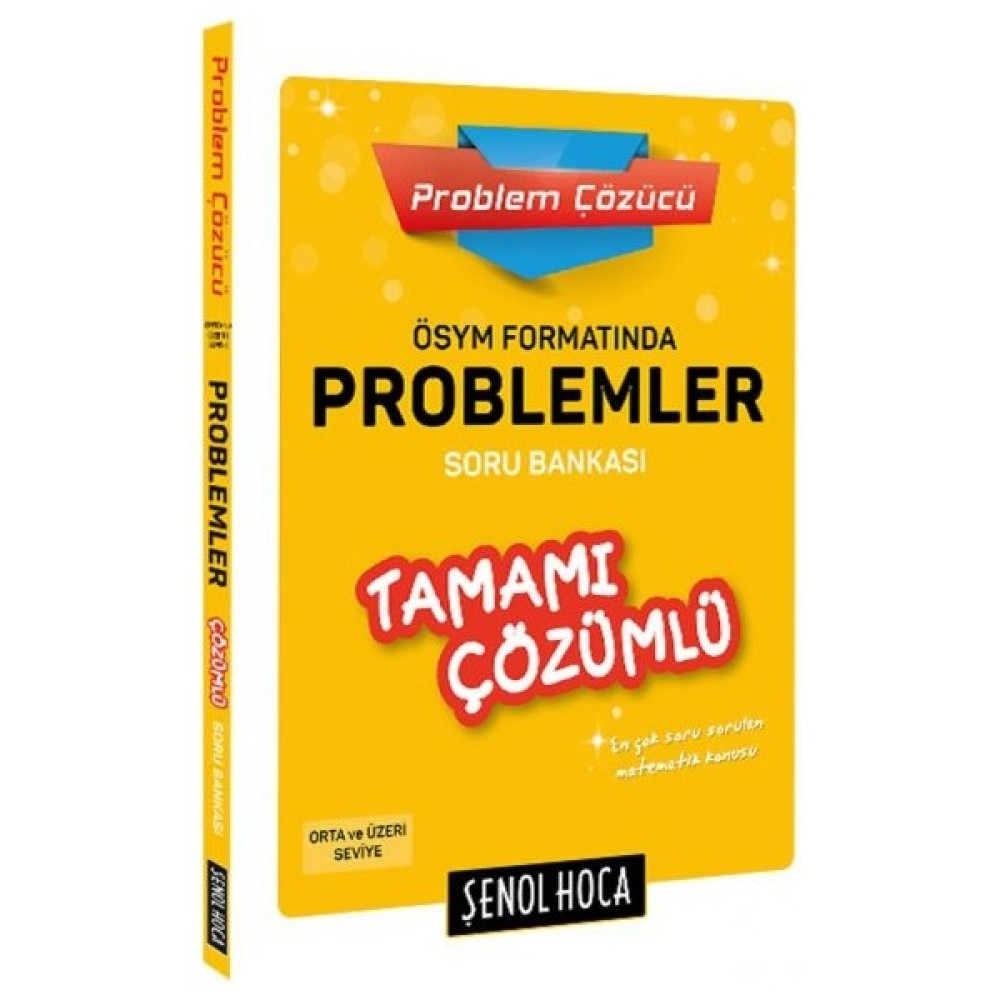 Şenol Hoca Yayınları ÖSYM Formatında Problemler Tamamı Çözümlü Soru Bankası Kaynak Kitapları Fiyatı