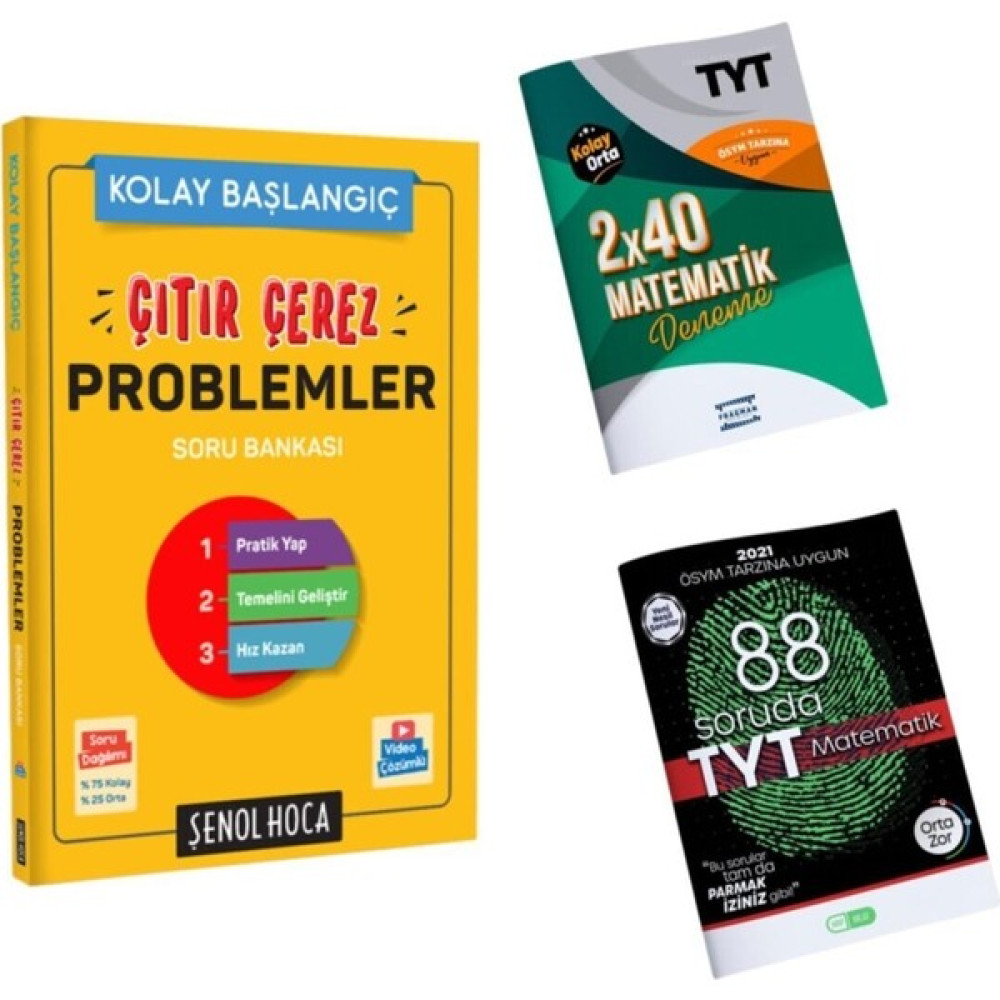 Şenol Hoca Yayınları Problem Başlangıç Paketi (Ciltli) Temel Yeterlilik Testi (TYT) Fiyatı