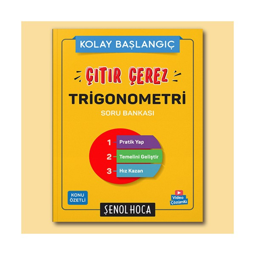 Şenol Hoca Yayınları Şenol Hoca Çıtır Çerez Trigonometri Temel Yeterlilik Testi (TYT) Fiyatı