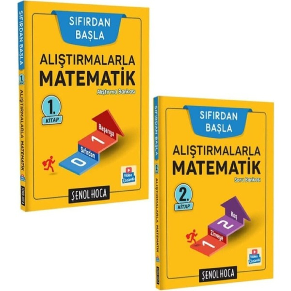 Şenol Hoca Yayınları Şenol Hoca Sıfırdan Başla Alıştırmalarla Matematik 1. ve 2. Kitap Temel Yeterlilik Testi (TYT) Fiyatı