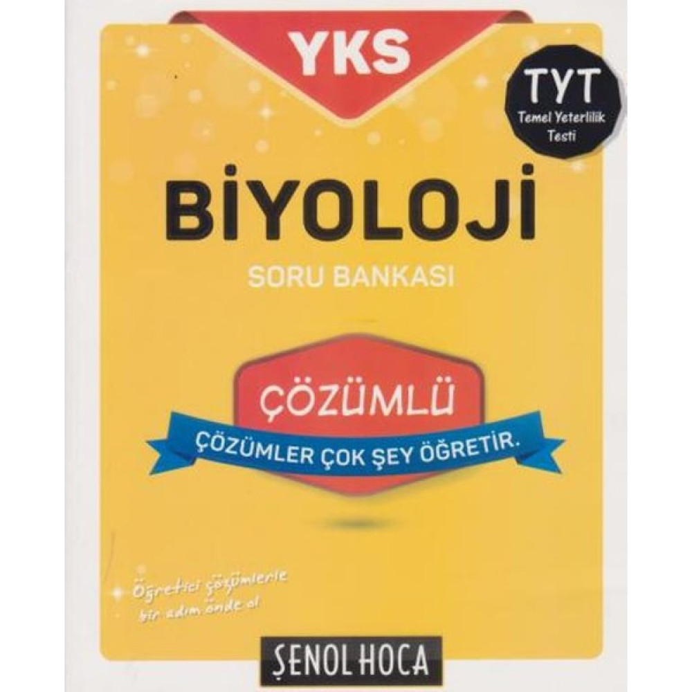 Şenol Hoca Yks-Tyt Biyoloji Çözümlü Soru Bankası Ders Sınav Kitapları Fiyatı