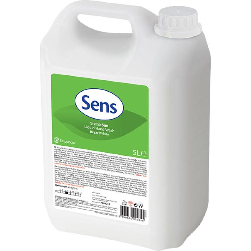 Sens Sıvı El Sabunu Beyaz 5 lt El Bakımı Fiyatı