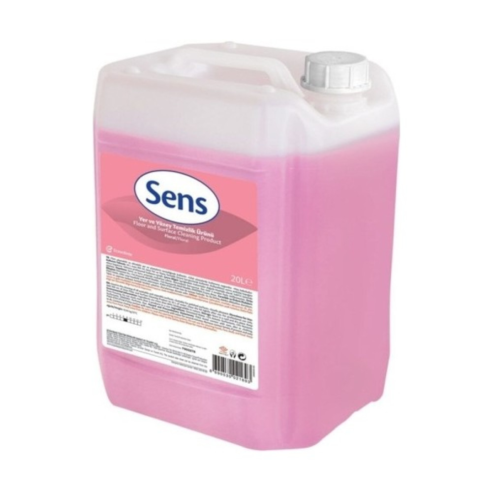Sens Yer ve Yüzey Temizleyici 20 lt - Floral Temizlik Malzemeleri Fiyatı