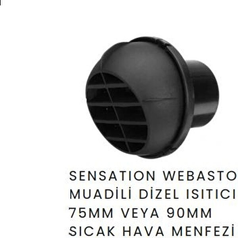 Sensation Webasto Muadili Dizel Isıtıcı 90MM Sıcak Hava Menfezi Oto Seyahat Ürünleri Fiyatı