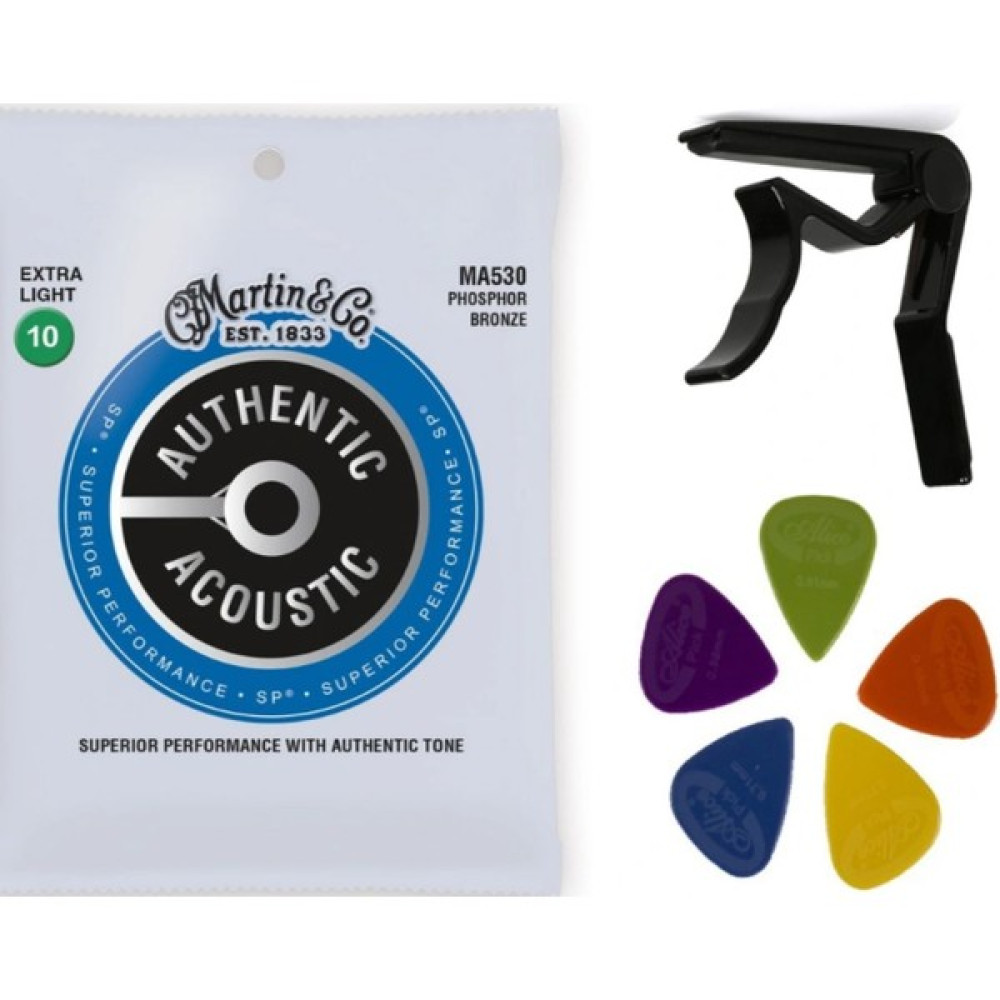 Şenses Müzik Martin MA530 0.10 Akustik Gitar Teli Sp Bronz Takım Tel 3'lü Set Oto Boyaları Fiyatı