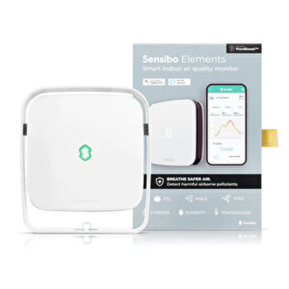 Sensibo Elements Akıllı Kablosuz Hava Kalitesi Monitörü TV Aksesuarları Fiyatı