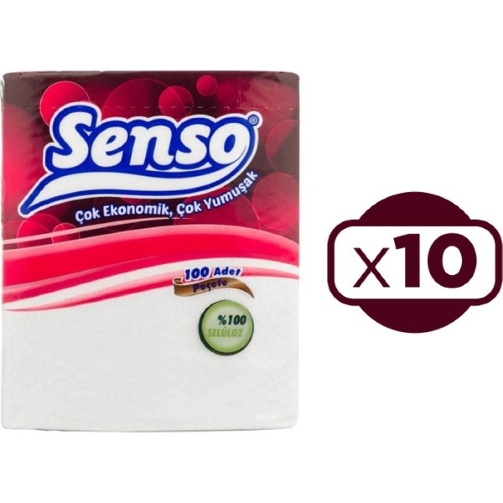 Senso Peçete 100 Yaprak x 10 Adet Oto Boyaları Fiyatı