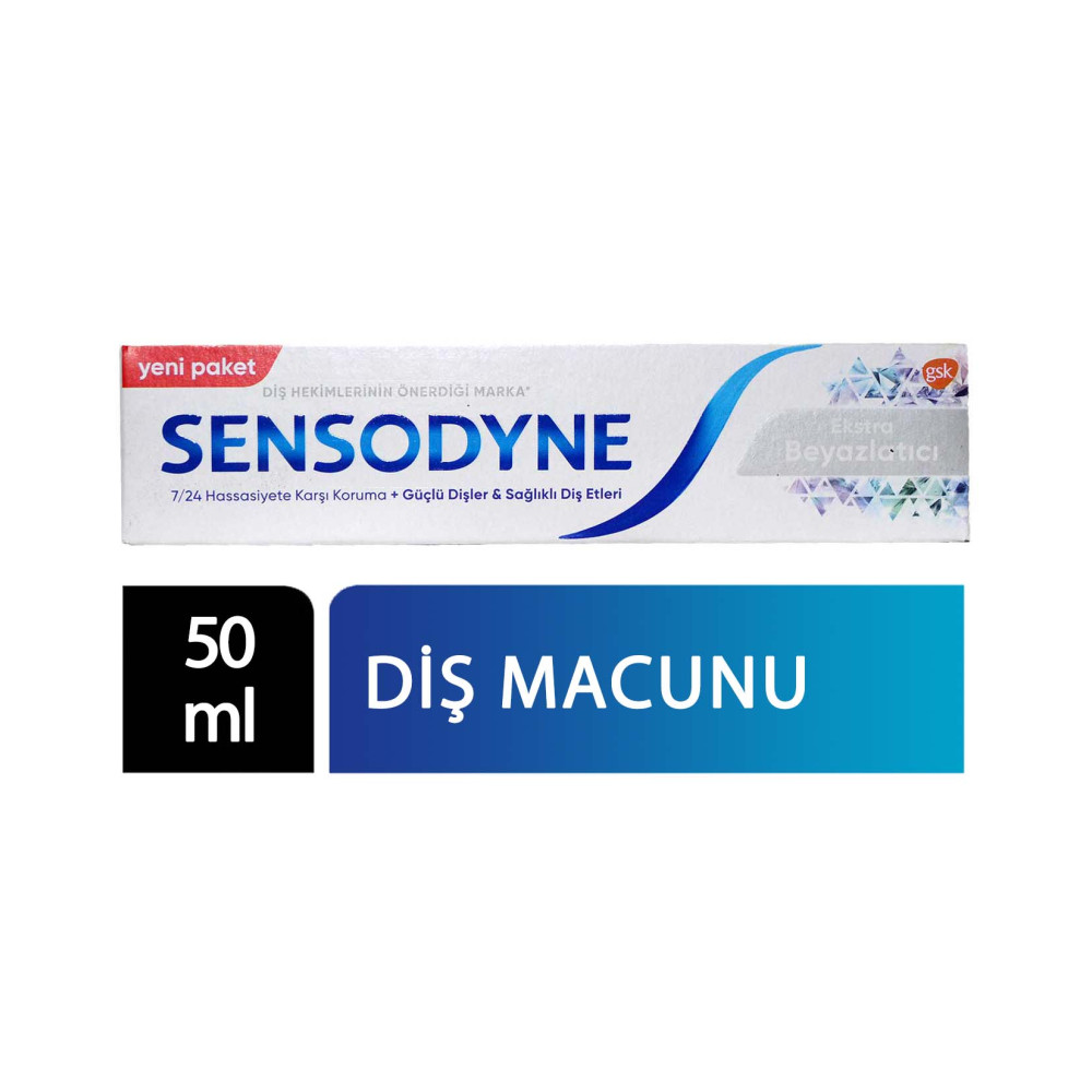 Sensodyne Diş Macunu 50 ml Ekstra Beyazlatıcı Diş Macunları Fiyatı