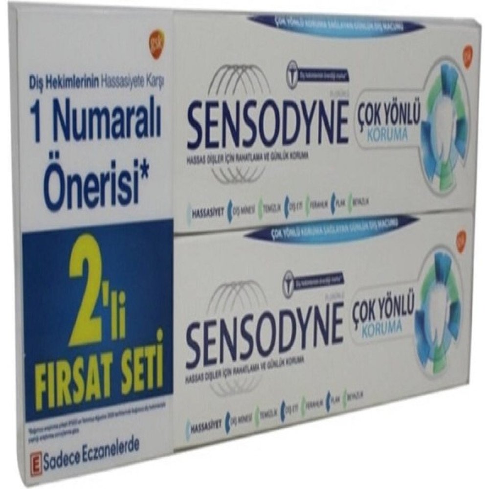 Sensodyne Diş Macunu Çok Yönlü Koruma 75ML+75ML Oto Boyaları Fiyatı