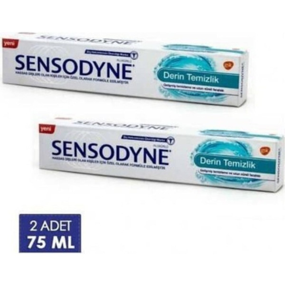 Sensodyne Diş Macunu Derinlemesine Temizlik 75 ml x 2 Adet Oto Boyaları Fiyatı