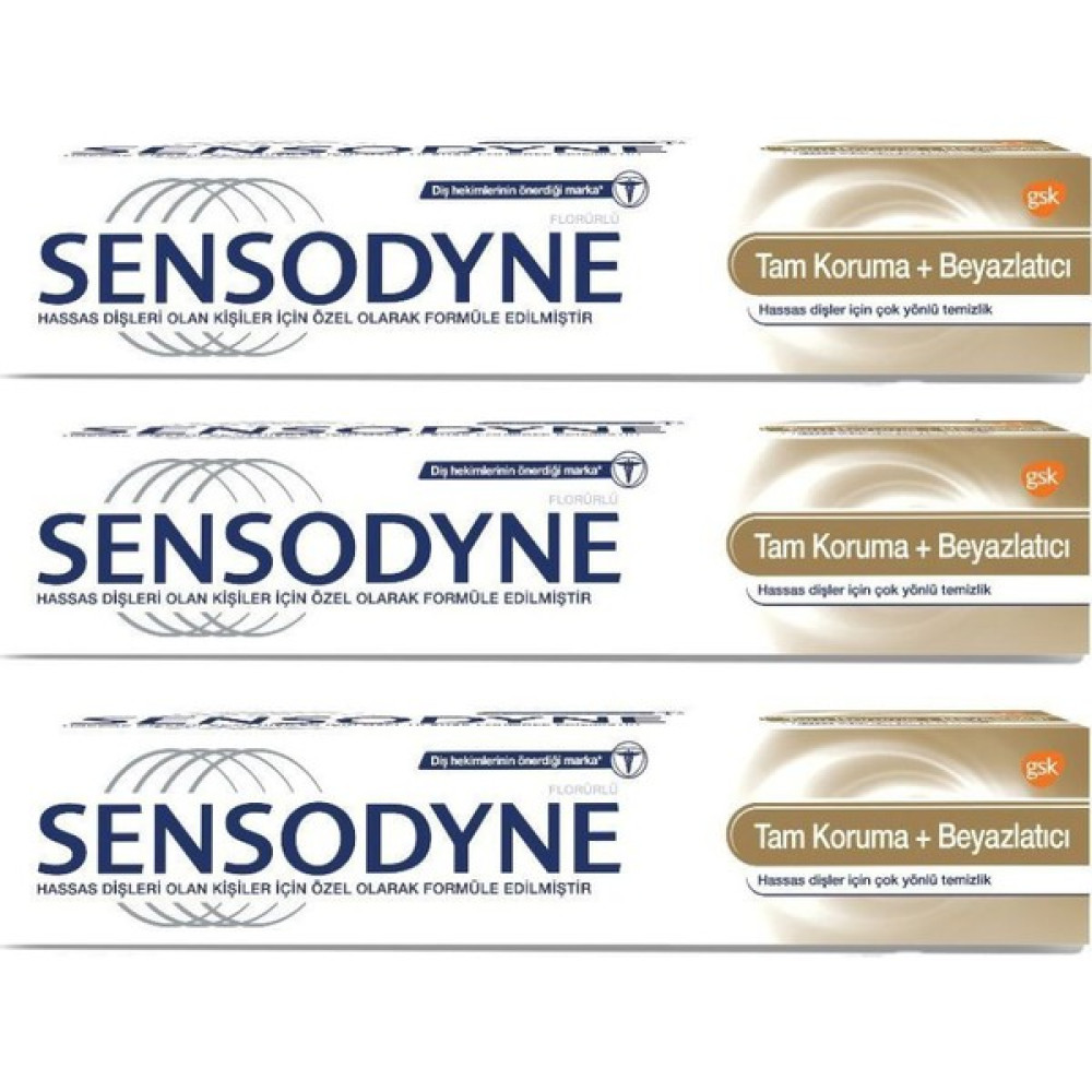 Sensodyne Tam Koruma + 50 ml 3 Adet Diş Macunu Oto Boyaları Fiyatı