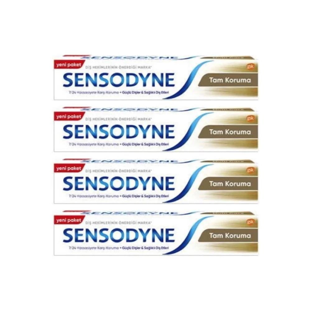 Sensodyne   Tam Koruma 75 Ml X 4 Adet Diş Macunları Fiyatı