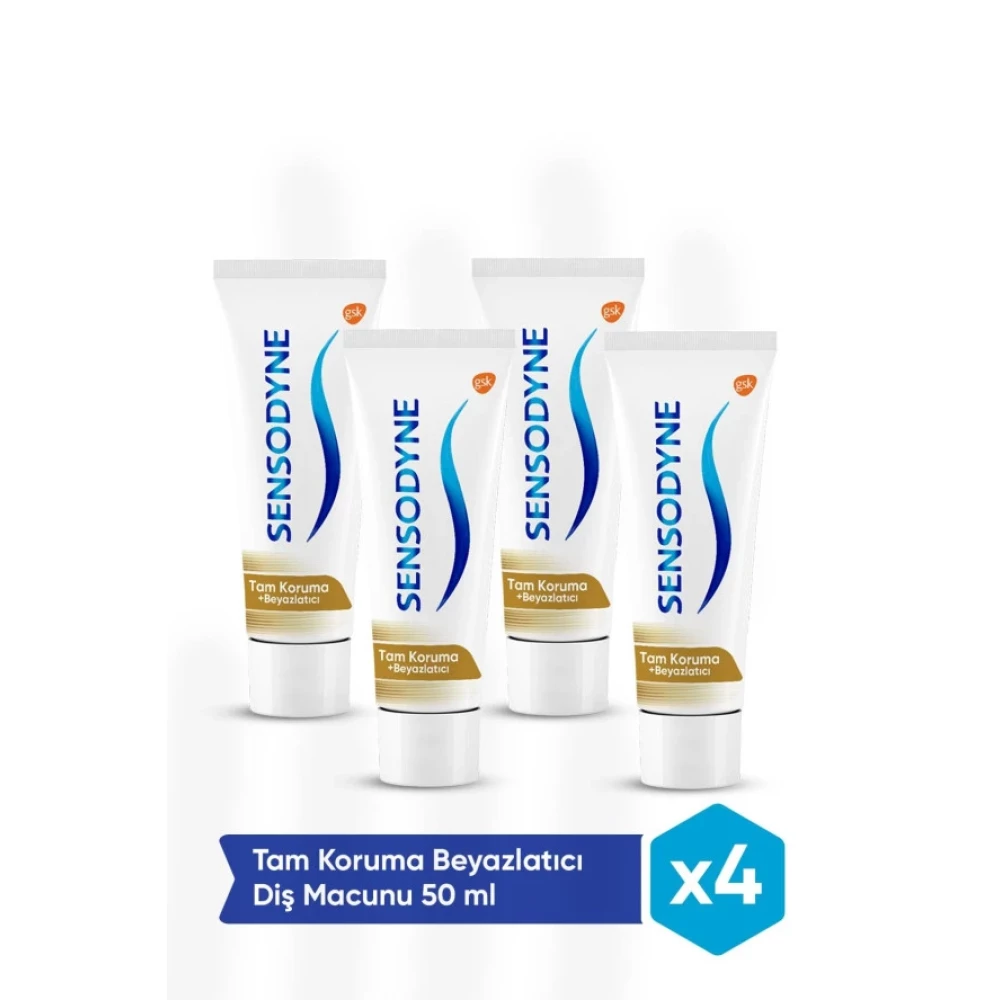 Sensodyne   Tam Koruma Beyazlatıcı Diş Macunu 50 Ml. 4'Lü Set Diş Macunları Fiyatı