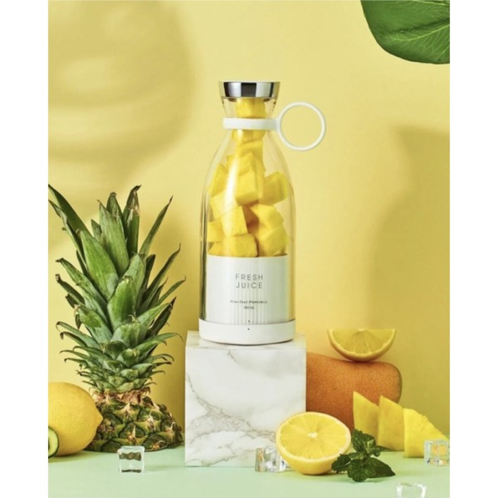 Sensoria Taşınabilir 420 ml Blender Mini Meyve Karıştırıcı Milkshake Hazırlayıcı Işlevli Smothie Büyük Boy - Beyaz Blenderler Fiyatı