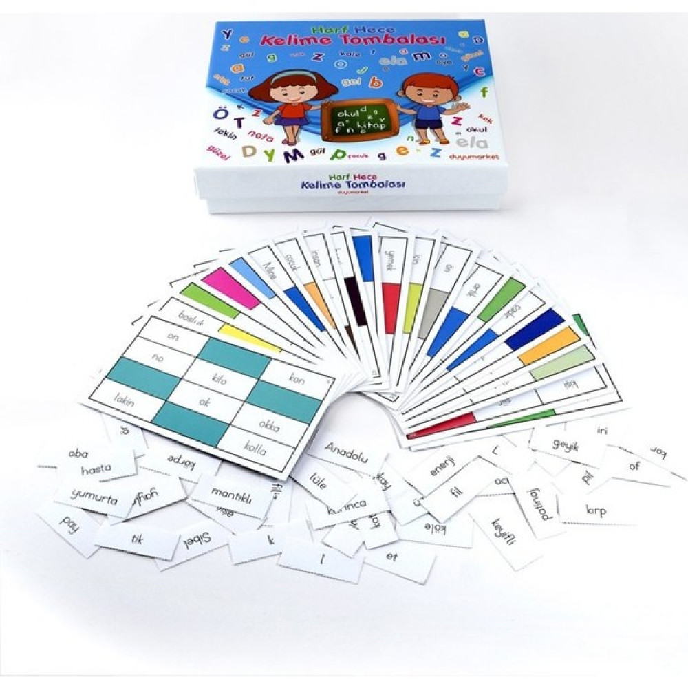 Sensory Kids Harf Hece Kelime Tombalası Oyun Takımları Fiyatı