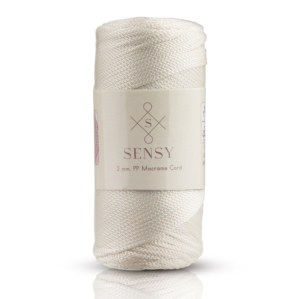 SENSY 2 Mm - 200 gr Polyester Makrome Ipi Ekru 230 M Polyester Makrome Ip Supla Ip Ve Çanta Ipliği Dikiş Makinesi Aksesuarları Fiyatı