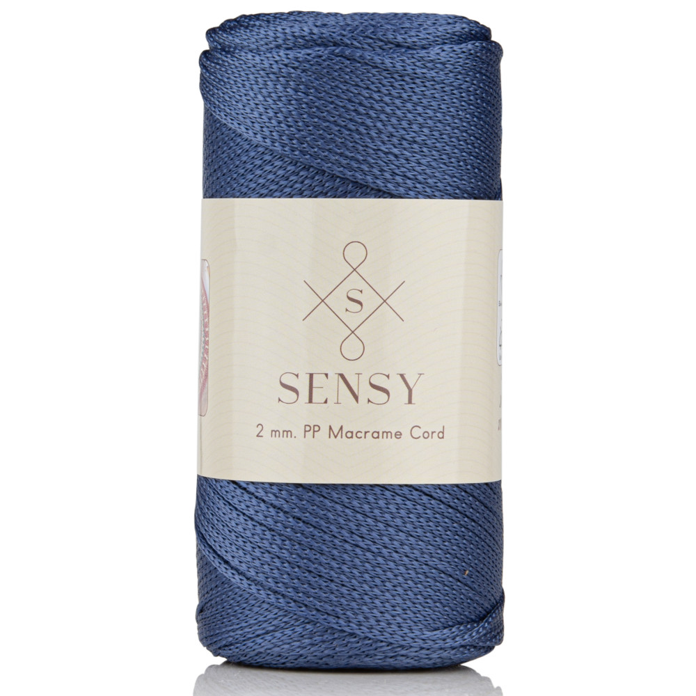 SENSY 2 Mm - 200 gr Polyester Makrome Ipi Kot Mavisi 230 M Polyester Makrome Ip Supla Ip Ve Çanta Ipliği Dikiş Makinesi Aksesuarları Fiyatı