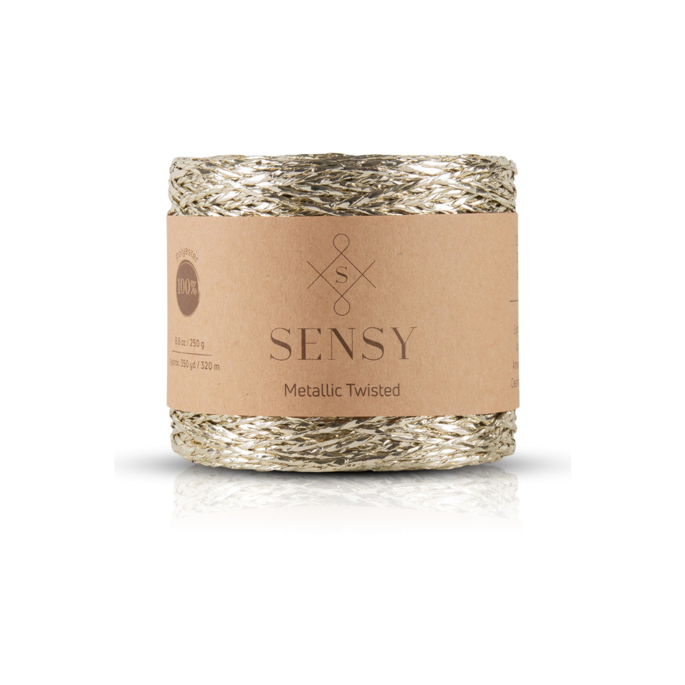 SENSY Premium 320 M Simli Metalik Ip Parlak Çanta Rafya Örme Ip Metalik Abiye Ip 250 Gr Açık Sarı Dikiş Makinesi Aksesuarları Fiyatı