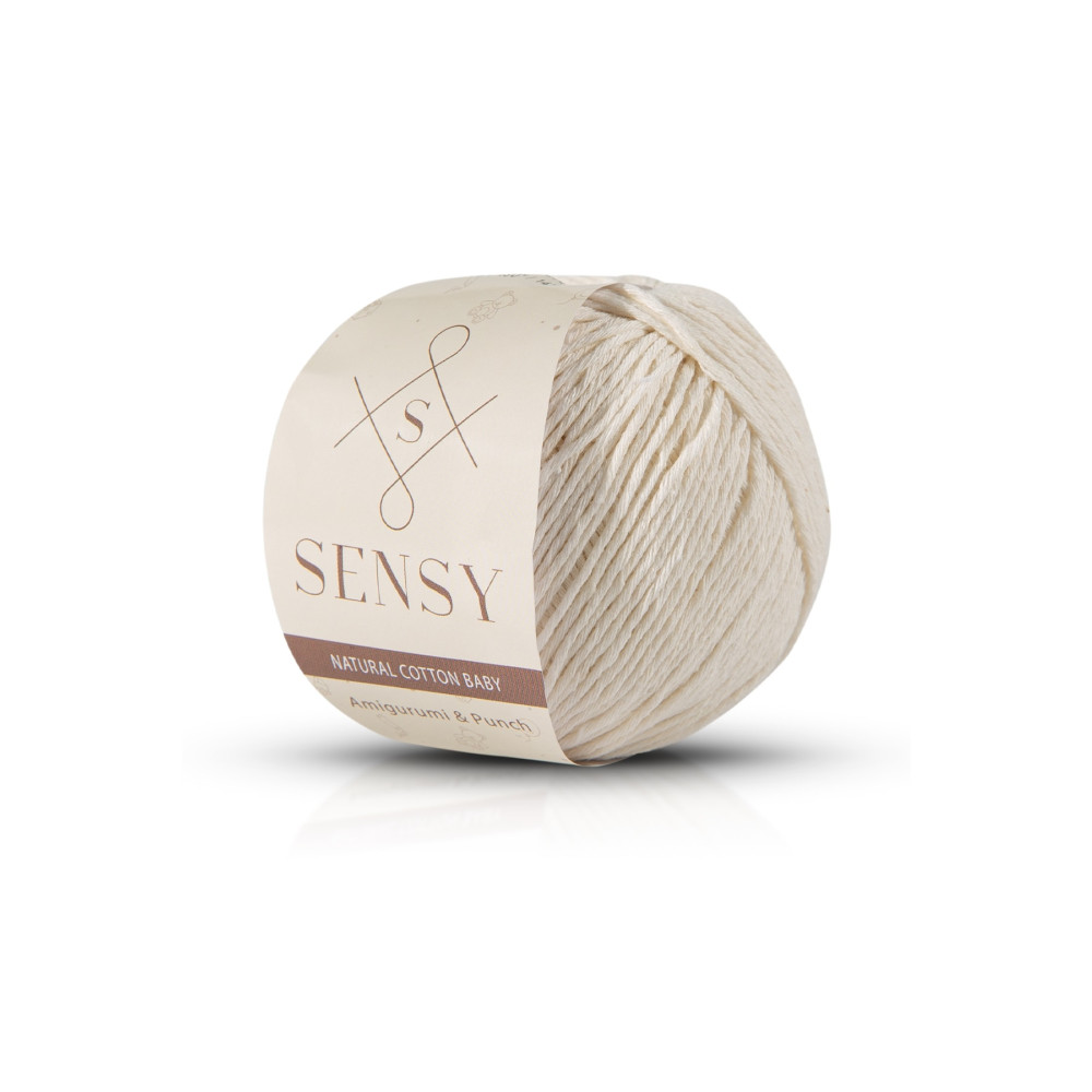 SENSY Premium Amigurumi Ipi Punch (PANÇ) Baby Soft Cotton 50 gr Örgü Ip Ekru Dikiş Makinesi Aksesuarları Fiyatı