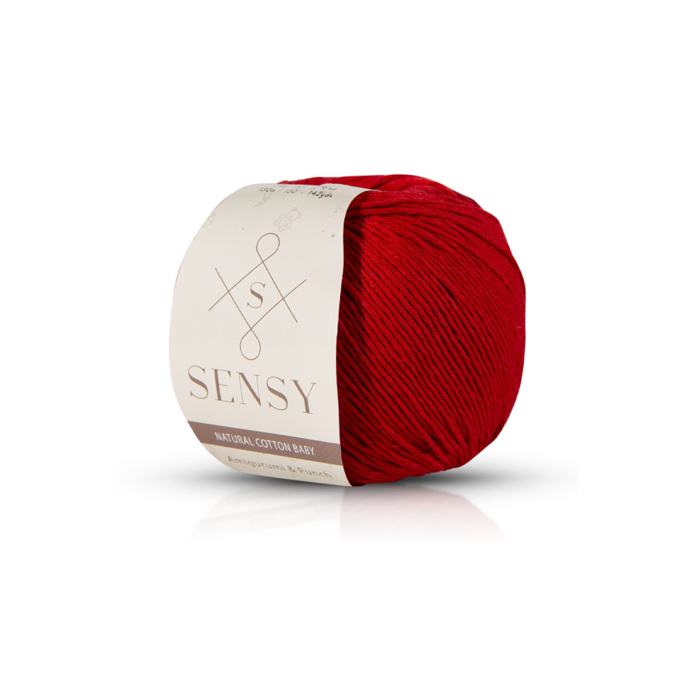 SENSY Premium Amigurumi Ipi Punch (PANÇ) Baby Soft Cotton 50 gr Örgü Ip Kırmızı Dikiş Makinesi Aksesuarları Fiyatı