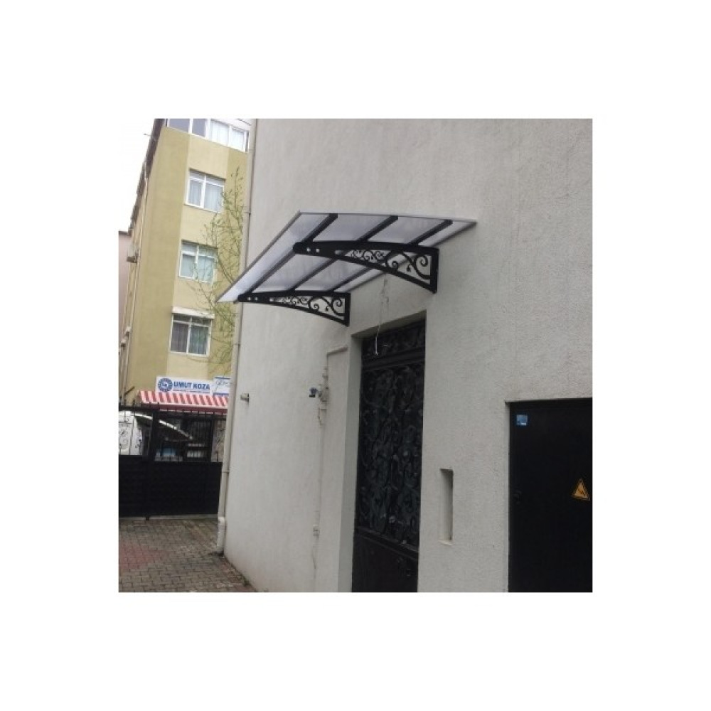 Şentürk Yapı Metal Taşıyıcılı Kapı Üstü Pratik Sundurma 300X150 - 1 Bahçe Tentesi Fiyatı