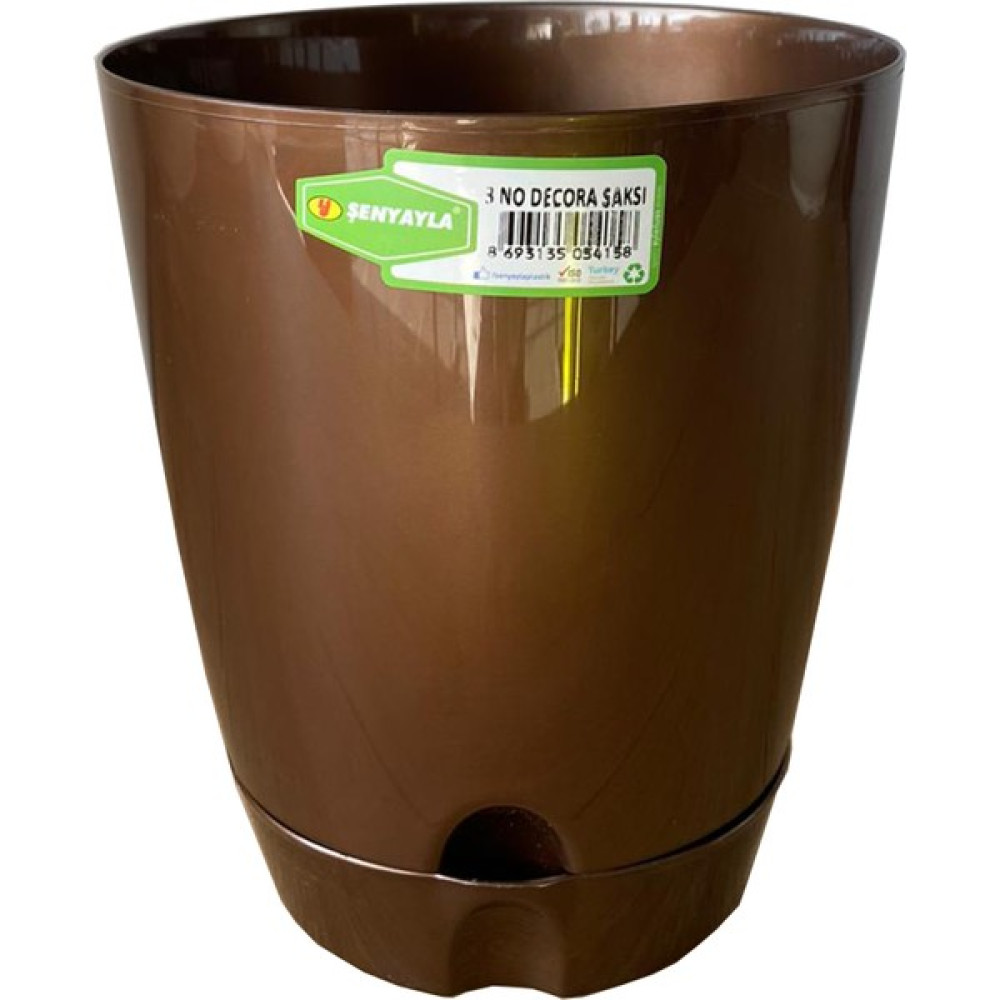 Şenyayla Decora Saksı 3 Lt. No:3 (Ø 19*16,5 Cm) - Kahve Oto Boyaları Fiyatı