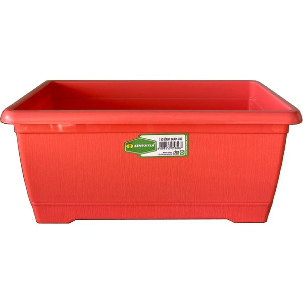 Şenyayla Göreme Balkon Saksı 4,5 Lt. No:1(13*16,5*30 Cm) - Açık Turuncu - 4,5 lt Oto Boyaları Fiyatı
