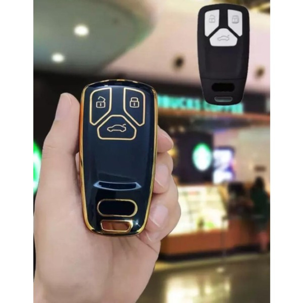 Şenyıldız Aksesuar Audi A6 A5 Q7 S4 S5 S7 A4 B9 A41 4m 8W Q5 Tt Tts Rs 8s Anahtar Koruma Kılıfı - Siyah Anahtarlık Fiyatı