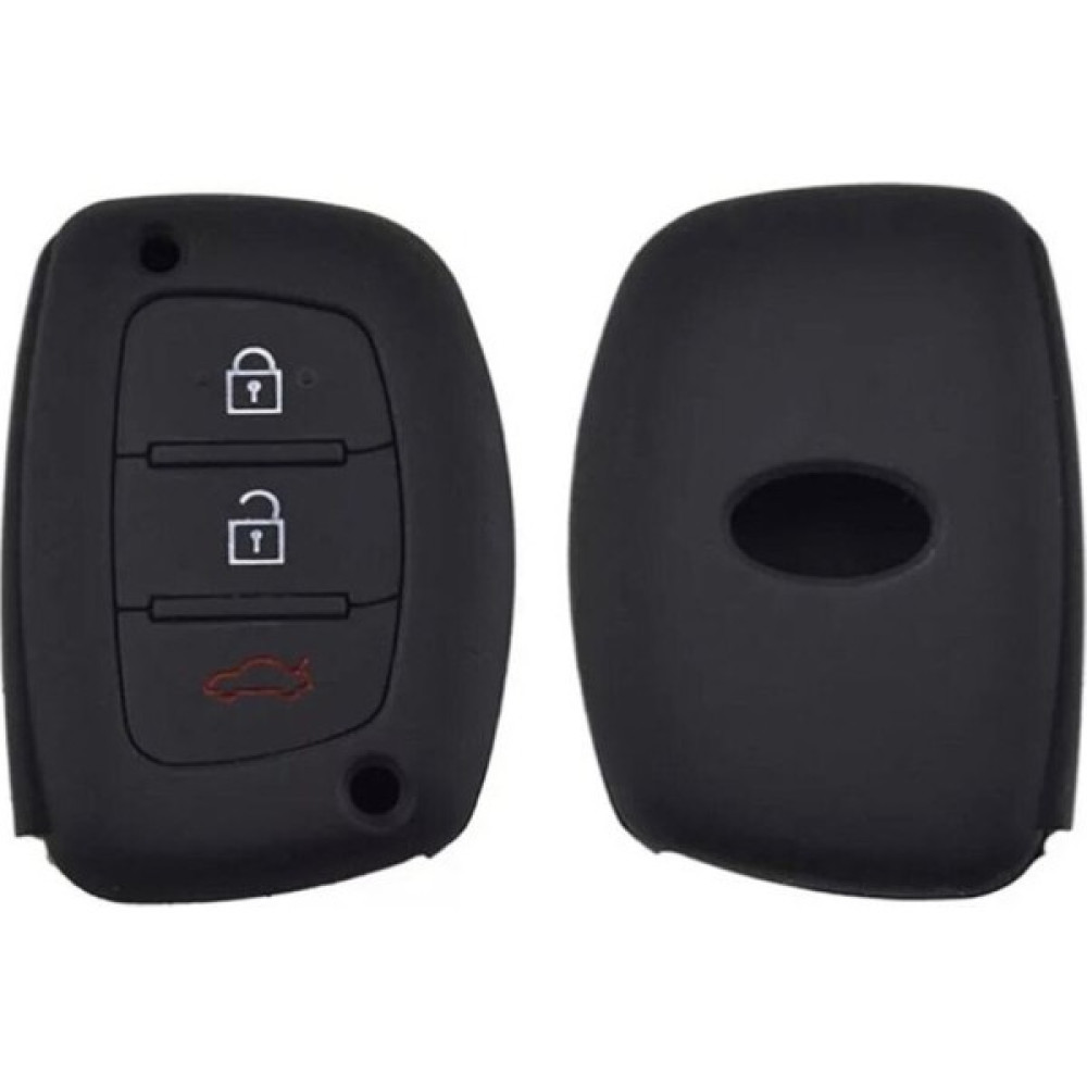 Şenyıldız Aksesuar Hyundai Bayon Elantra Accent IX35 I10 I20 I30 I40 Tucson Sustasız Model Anahtar Kılıfı - Siyah Anahtarlık Fiyatı