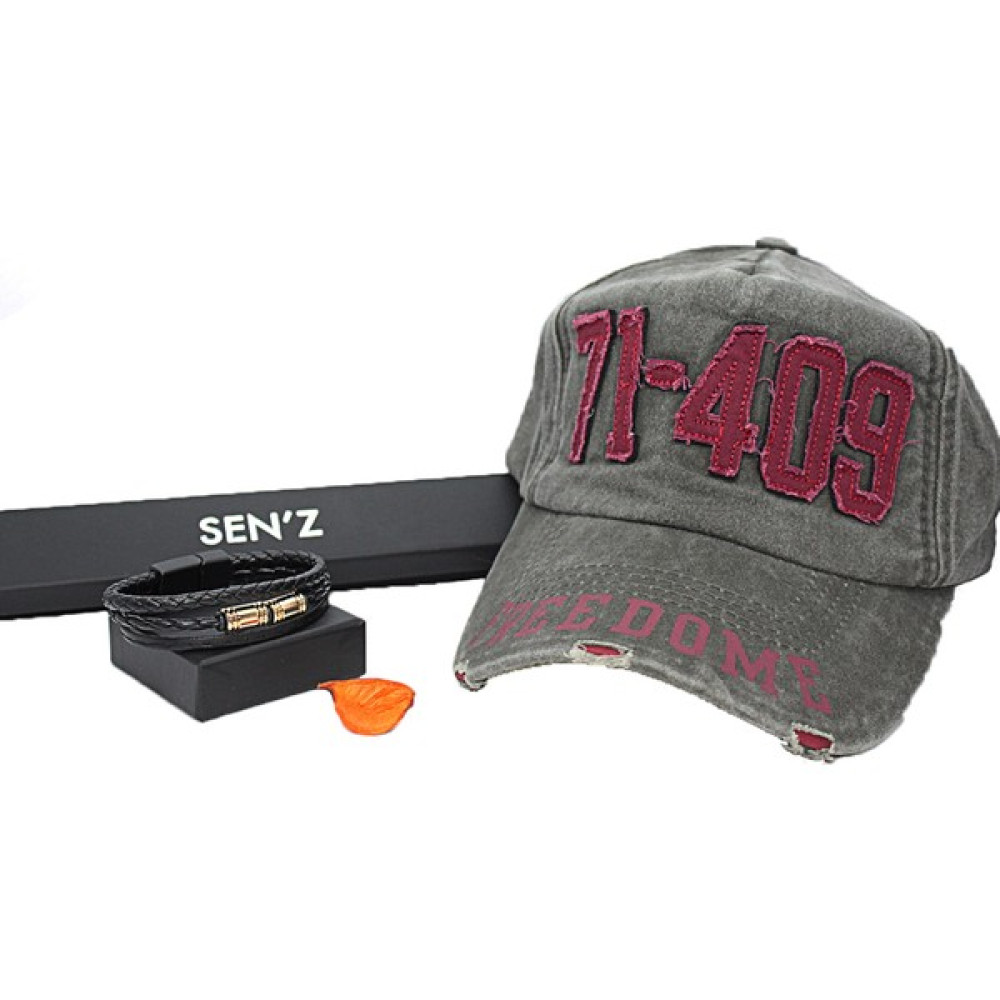 Sen'z Collection Özel Set 71-409 Şapka & Deri Örgü Bileklik Erkek Şapkası Fiyatı