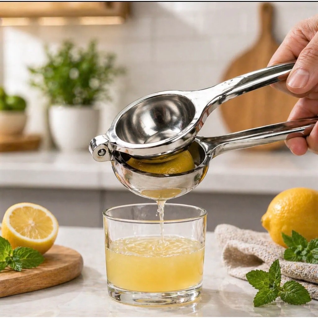 Senz Paslanmaz Çelik Kaplama Limon ve Narenciye Sıkacağı - Gümüş Diğer Fiyatı