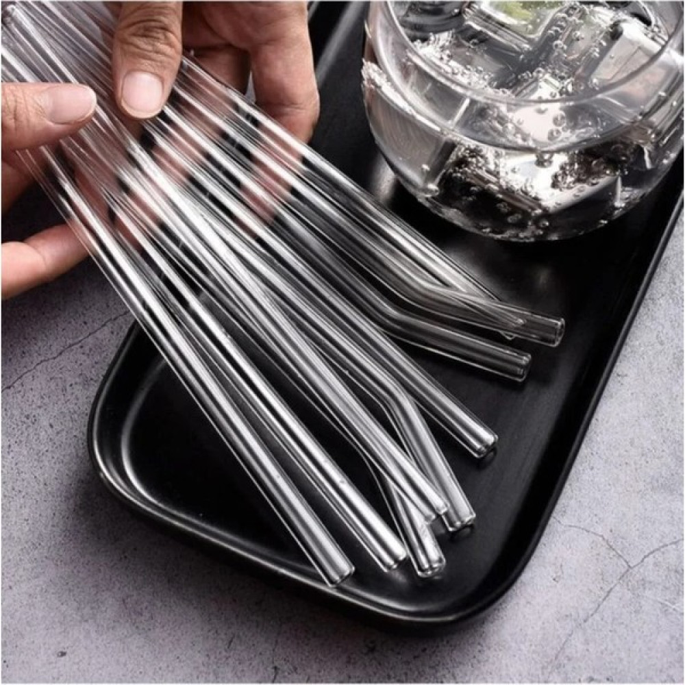 Senza 6 Lı Cam Pipet 1 Adet Temizleme Fırçası 19CM Fincan / Bardak / Kahve Takımı Fiyatı