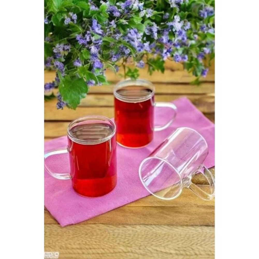 Senza Borosilikat Cam Kupa Seti 3'lü - Şeffaf - 225 ml Fincan / Bardak / Kahve Takımı Fiyatı