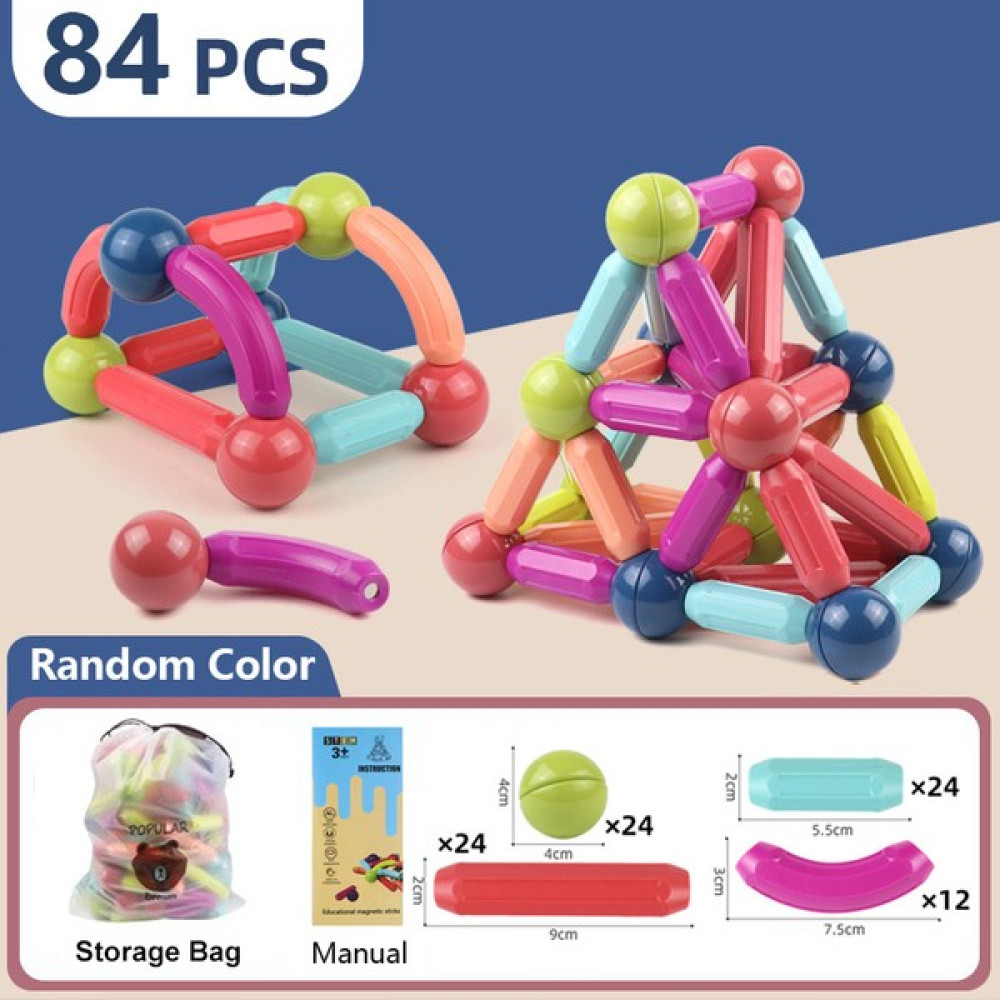 Senzhe Sihirli Manyetik Yapı Taşları Oyuncak Manyetik Yapı Seti Mıknatıslı Top Çubukları Montessori Çocuklar Için Eğitici Oyuncaklar (Yurt Dışından) Legolar ( Yapım Oyuncakları ) Fiyatı