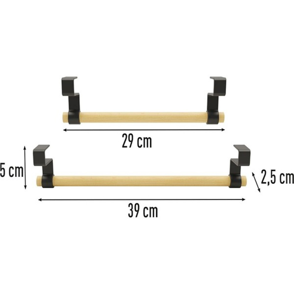 Seowood Ahşap Raf Askılığı 29 cm & 39 cm Genişlik - MDF & Suntalam Gardrop & Dolap Fiyatı