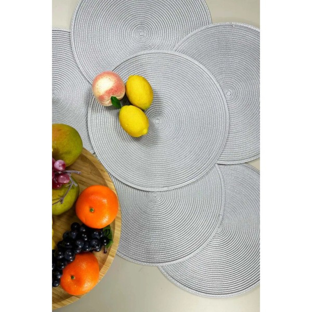 Sepetçi Baba Sepetçibaba Monika - 6'lı Amerikan Servisi Silver - Gümüş - 37 x 37 cm Amerikan Servis Fiyatı