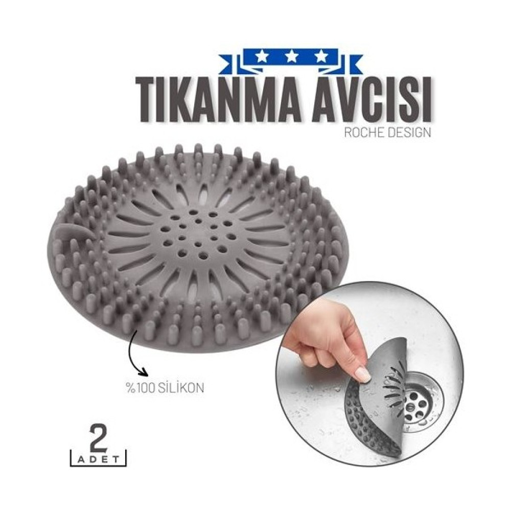 Sepetin Burada Lavabo Gideri Tıknma Avcısı 2 Adet Roche Design 718317 - 1 - Renkli Lavabo Fiyatı