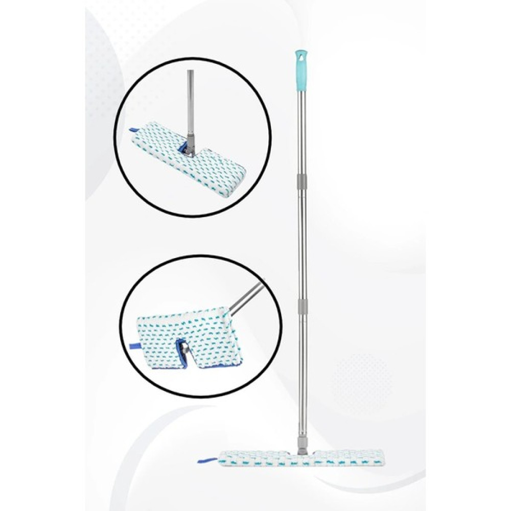 SepetPlus Çift Taraflı Özel Mikrofiber Bezli Yer Fayans ve Duvar Cam Silme Temizlik Mopu Mop Temizlik Malzemeleri Fiyatı