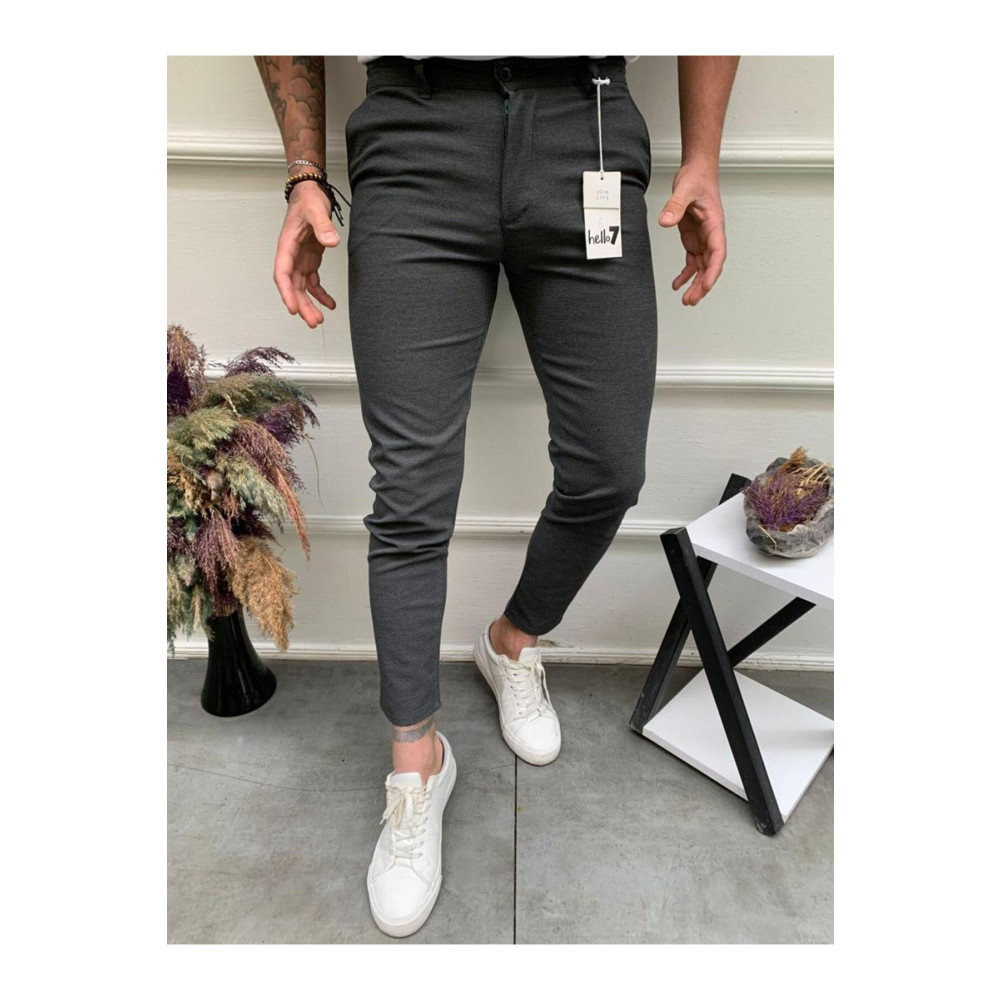 Ser Joven Erkek Slim Fit Antrasit Keten Pantolon 33 Beden Kadın Pantolon Fiyatı