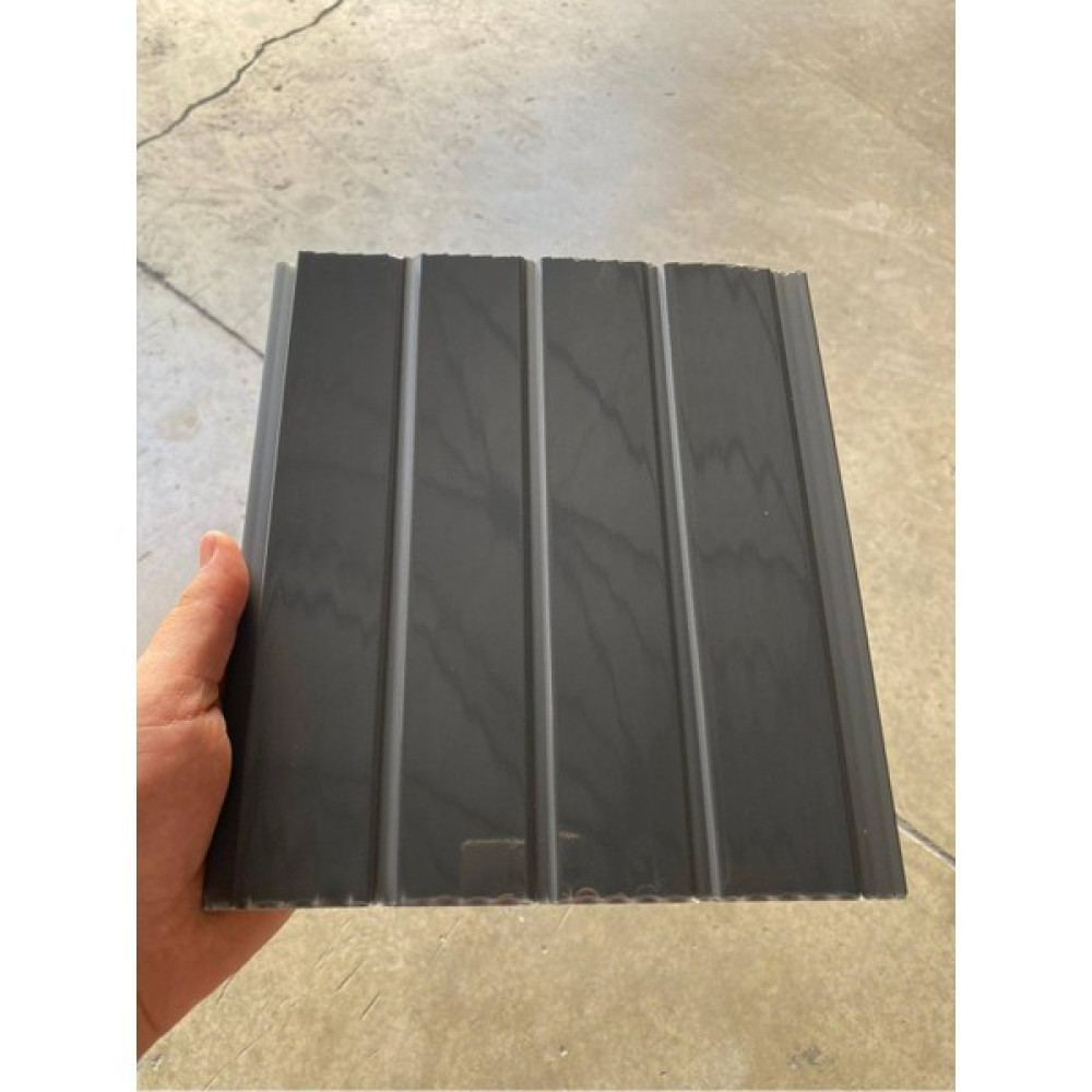 Ser Profil Serprofil Fugalı Antrasit Gri Pvc Duvar Tavan Lambiri / 10 Adet 20CM x 1 Metre - 2 Metrekare Dış Cephe Yalıtım Malzemeleri Fiyatı