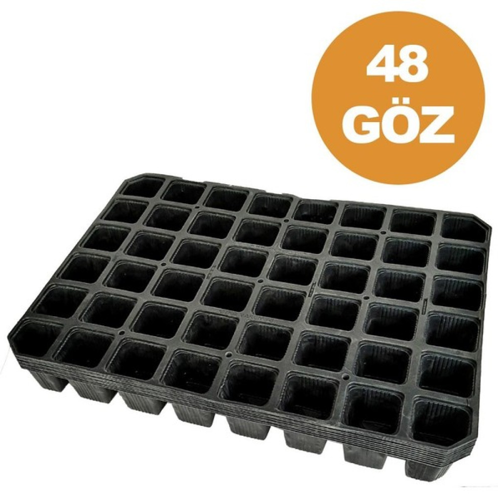 Sera Trend 48 Göz (25 Adet) Viyol Fide Yetiştirme Viyolü Fidan Yetiştirme Kabı Çilek Sebze Meyve Süs Bitkisi Skulent Fidelik - 1 Adet Bitki Fiyatı