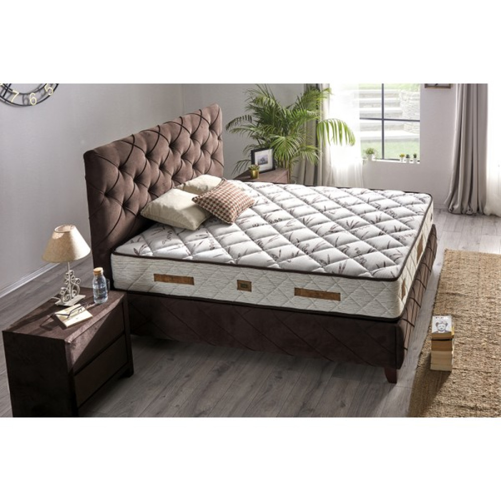 Serabed Bamboo Full Yaylı Yatak Orta Sert 90 x 190 cm Yatak Fiyatı