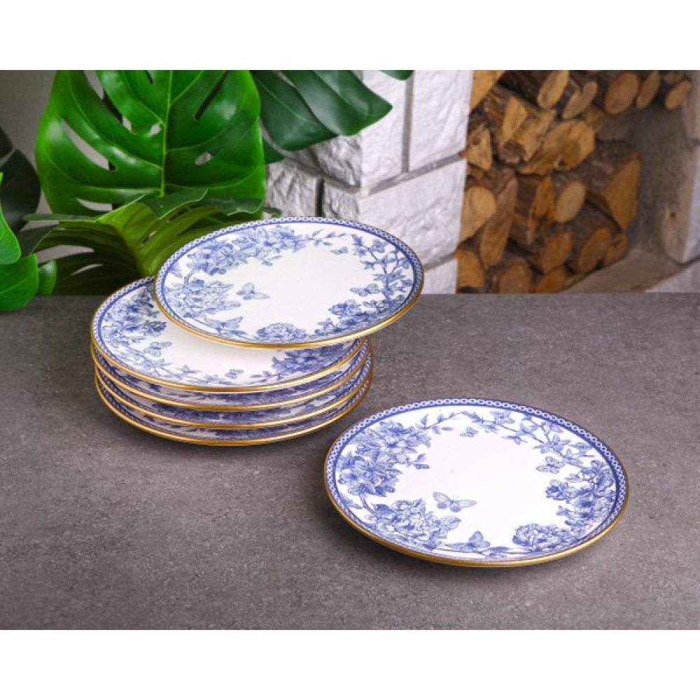 Seramik 6 Lı Pasta Tabağı Springtime Model Mutfak Gereçleri Fiyatı